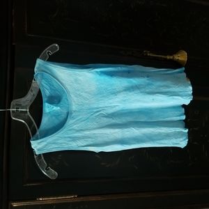 mon petit oiseau American Made For Your Comfort Sleeveless Blue Shirt Size 1